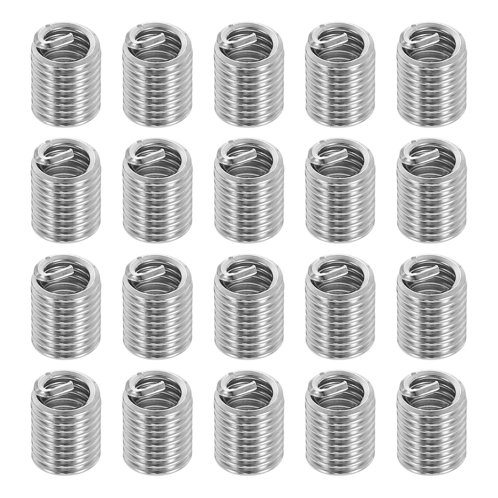 20pcs Wire Thread Inserts 8#-32 UNC 2D 8.4mm Helical Threaded Sleeve