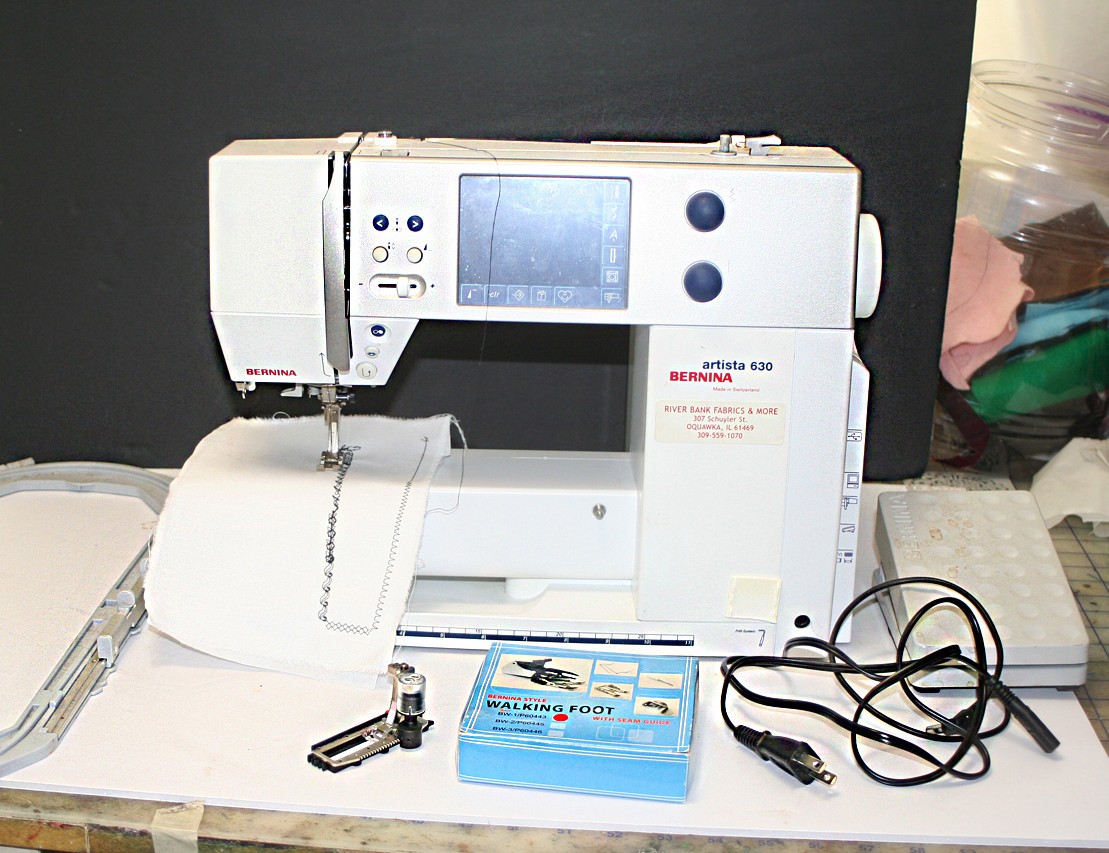Bernina Artista 630 with BSR and Embroidery unit machine parts only