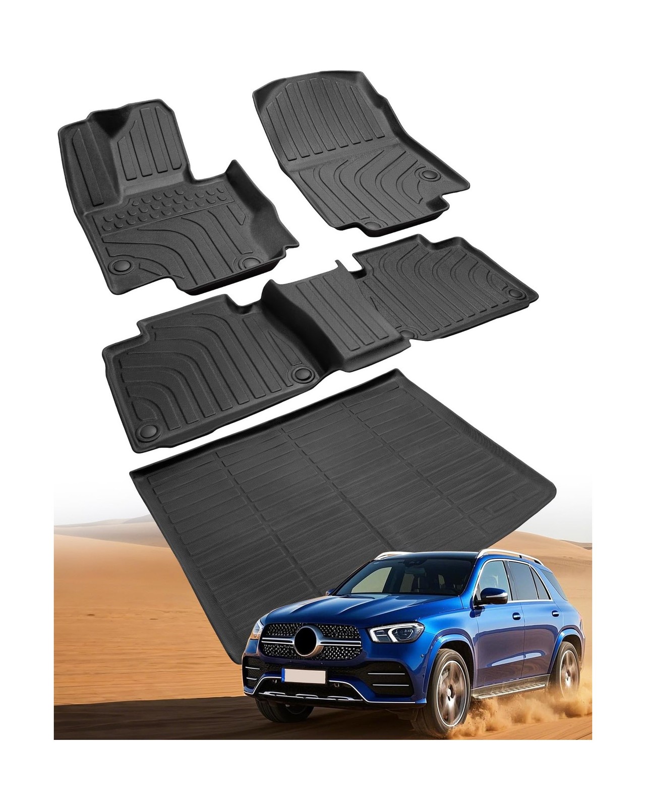 Car Floor Mats for Mercedes Benz GLE 2020-2026: GLE 350/450 2020 2021 2022 20...