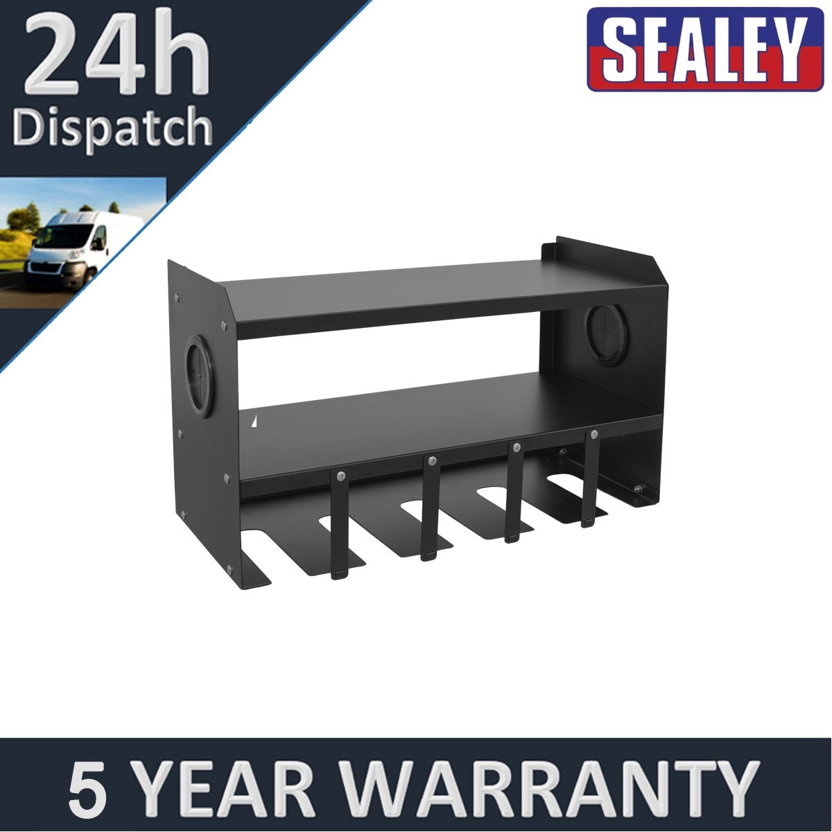 Sealey Power Tool Storage Rack 5 Bay PTSR5