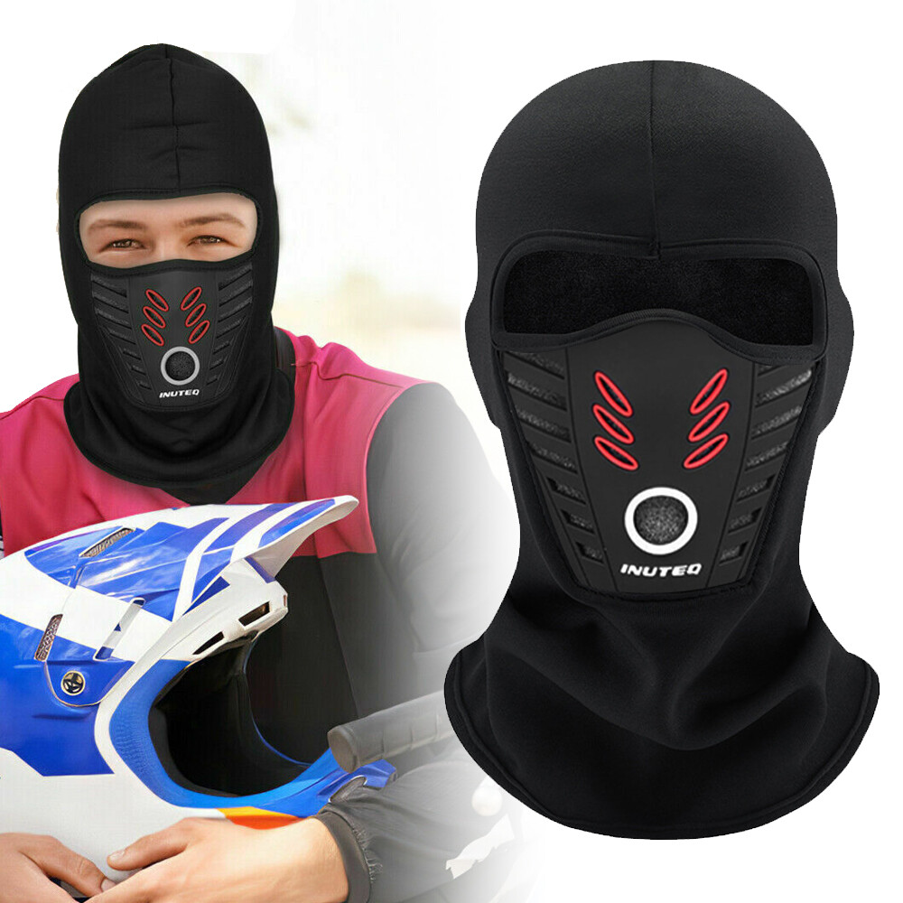 Tactical Balaclava Full Face Mask Winter Windproof Fleece Motorcycle Hood Hat