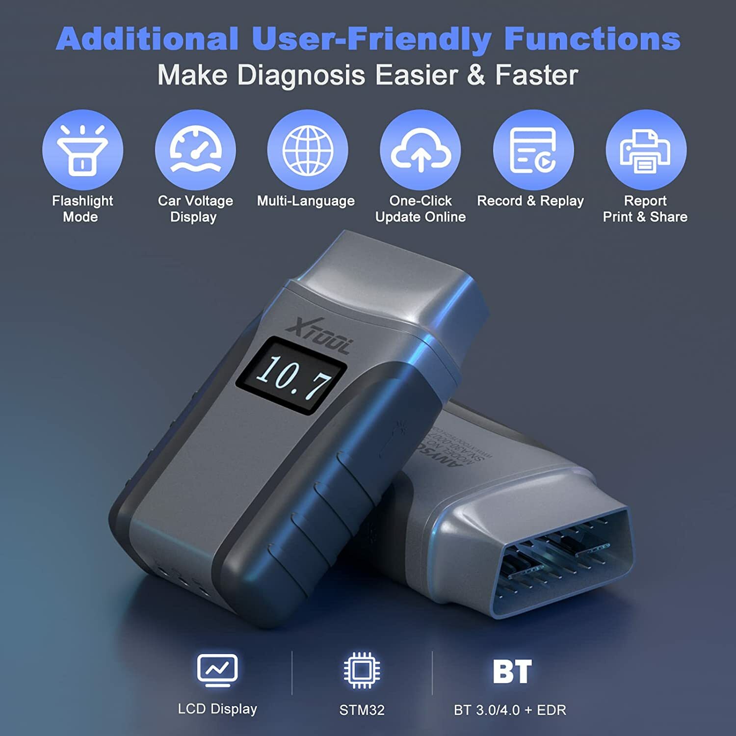 XTOOL A30 A30D A30M Auto Wireless Bidirectional Full System Diagnostic Scanner