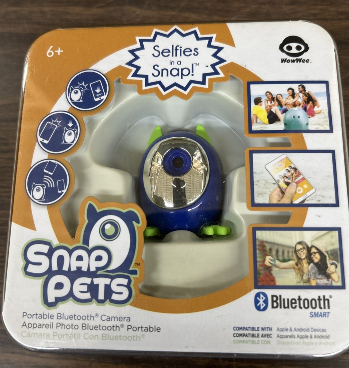 Snap Pets - Selfies in a Snap Portable Bluetooth Camera (WowWee) Blue Cat