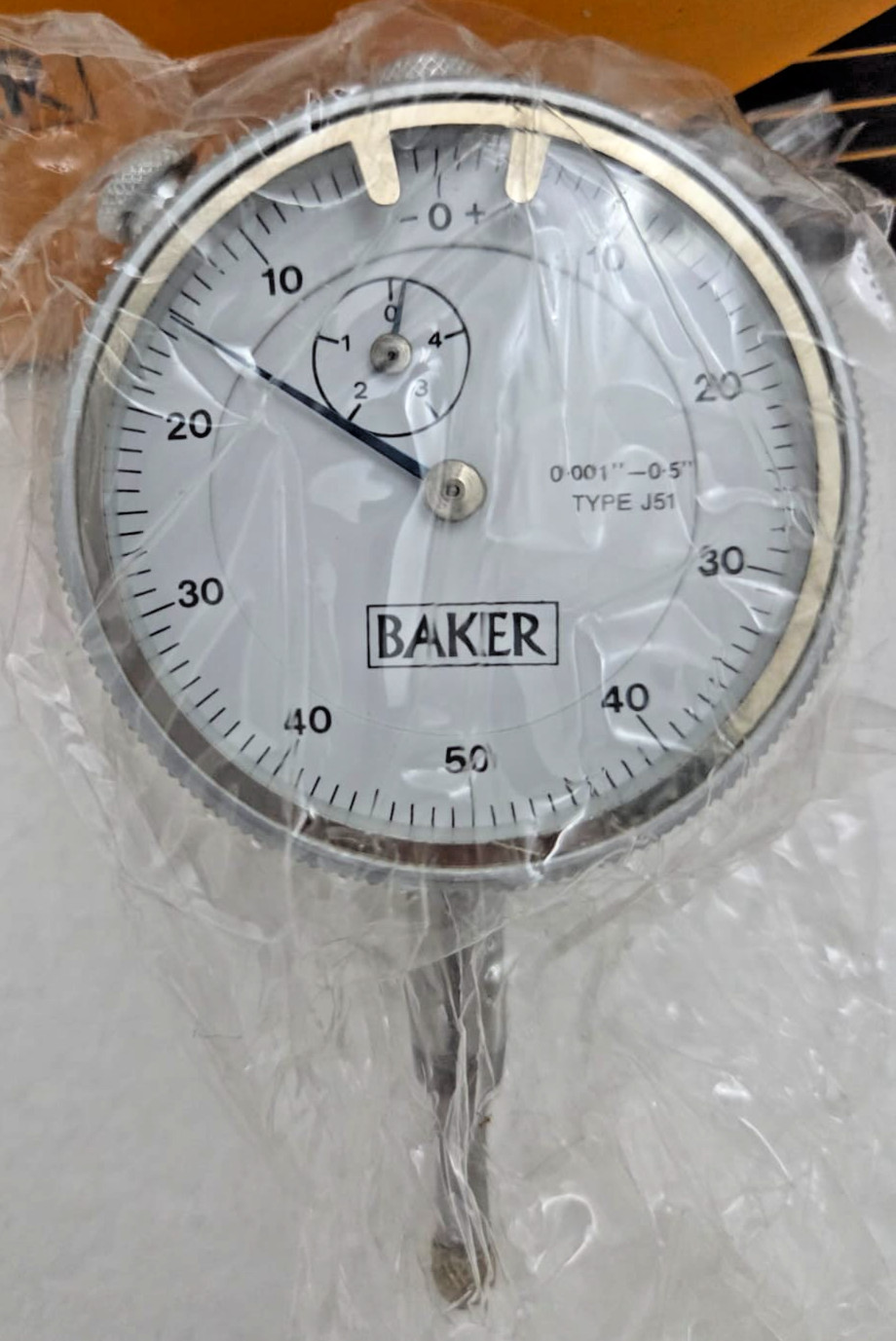 Baker - MT2415BJ51 Dial Indicator Range - 0.001 - 0.50 Grad - NEW