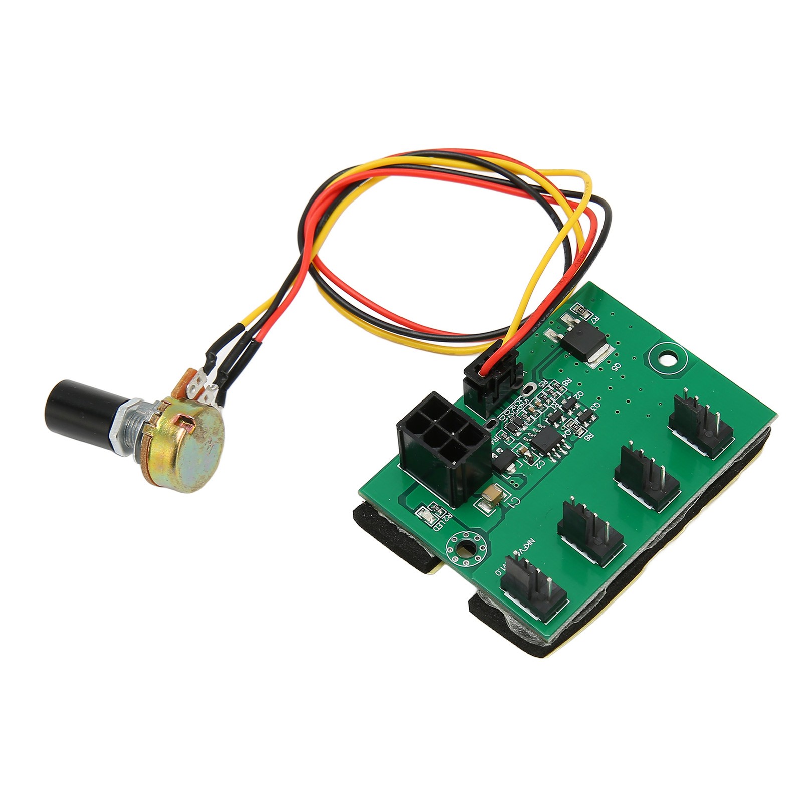 PC Fan Speed Controller DC 12V PWM 4 Way 11.8in Cable Easy Installation PC