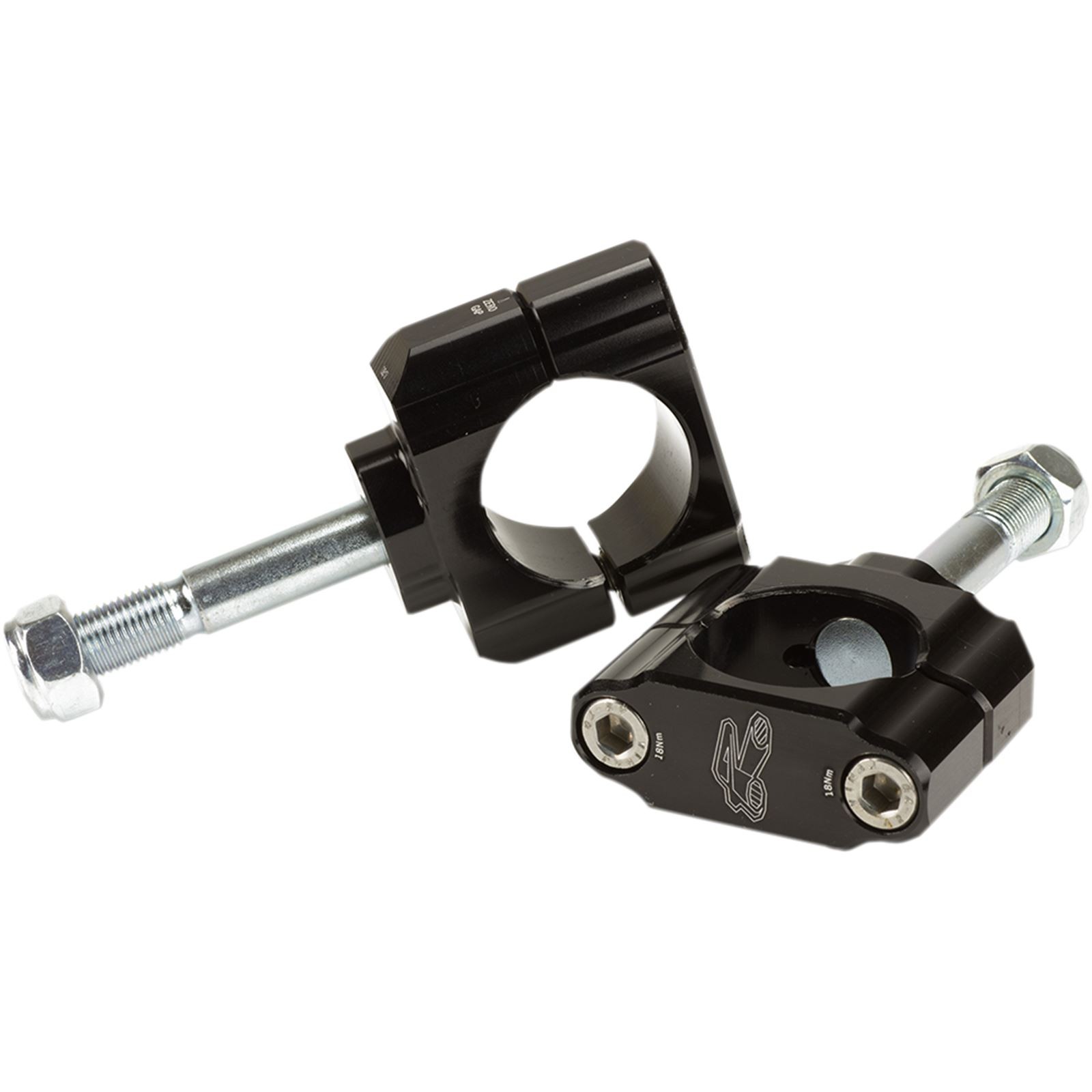 Renthal 36Tech Handlebar Mounts with  5 mm Offset for YZ CL069