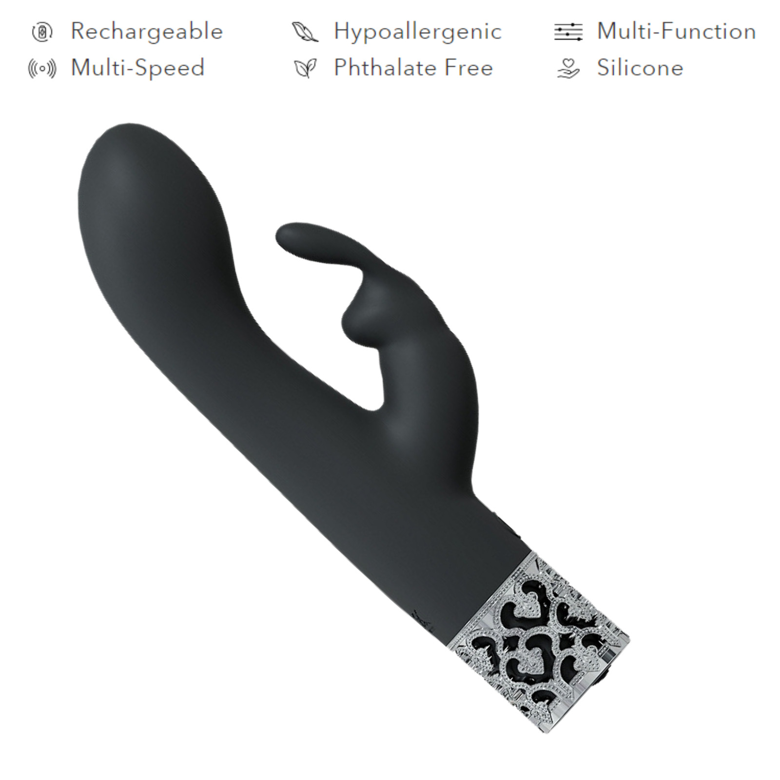 Beginner-Friendly Vibe Rabbit Clitoral Stimulator Silicone Rechargeable Vibrator