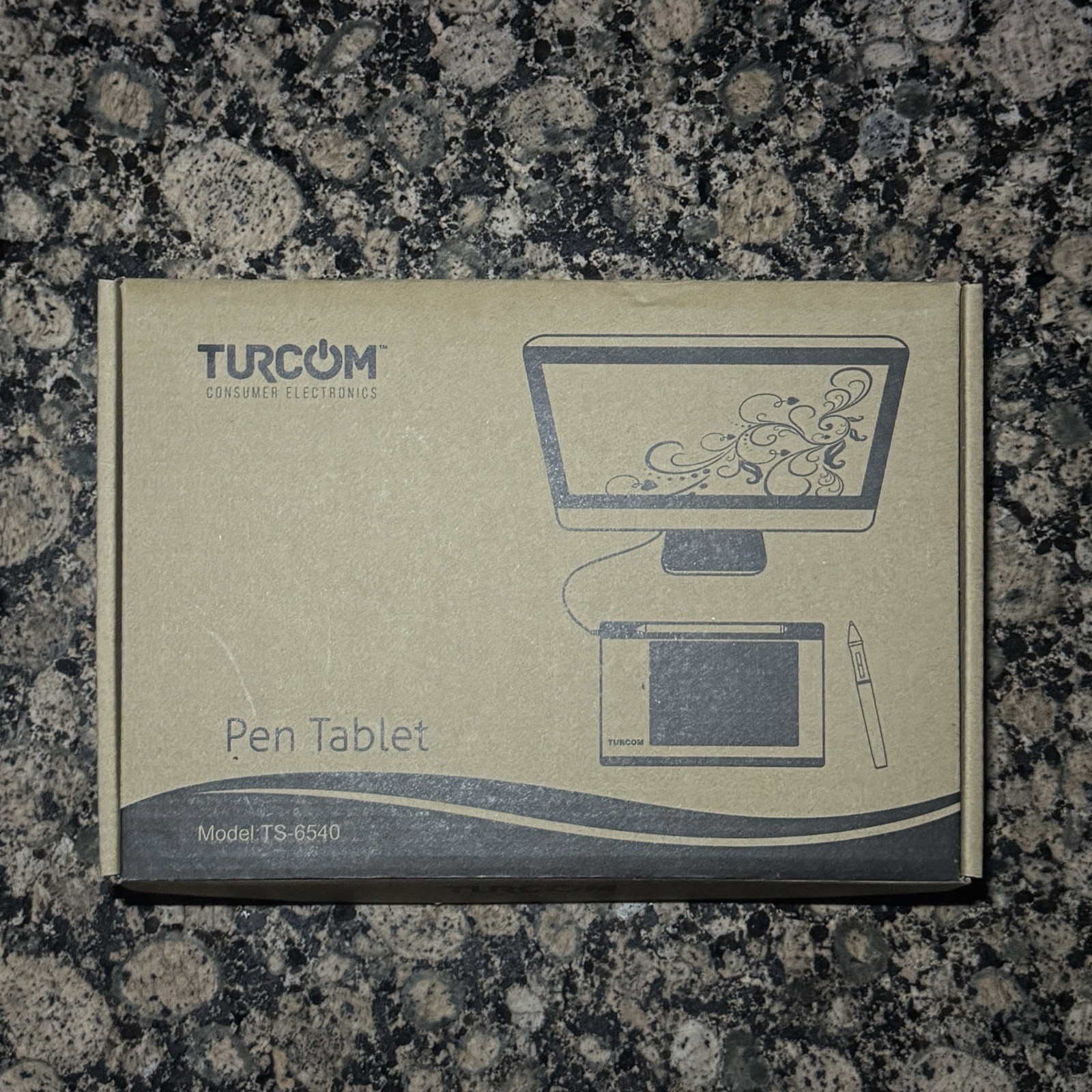 Turcom Graphics Tablet with Touch Pen for Windows and Mac Model TS-6540