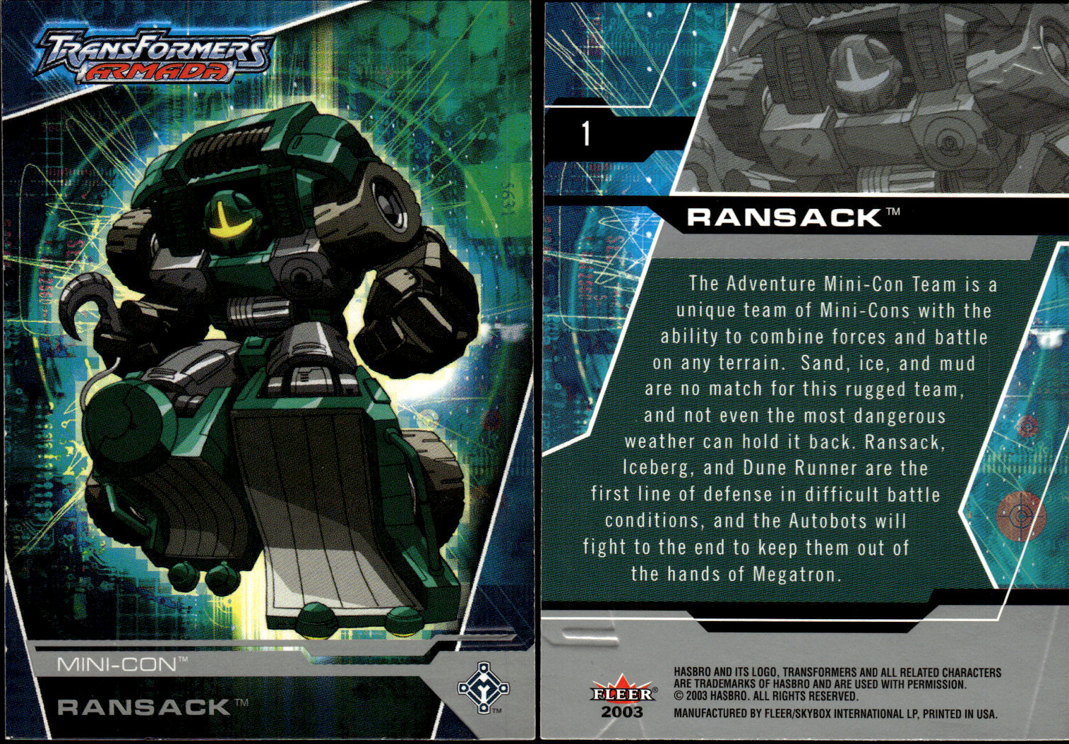 2003 Fleer Transformers Armada #1-122 ~ Choose Your Card