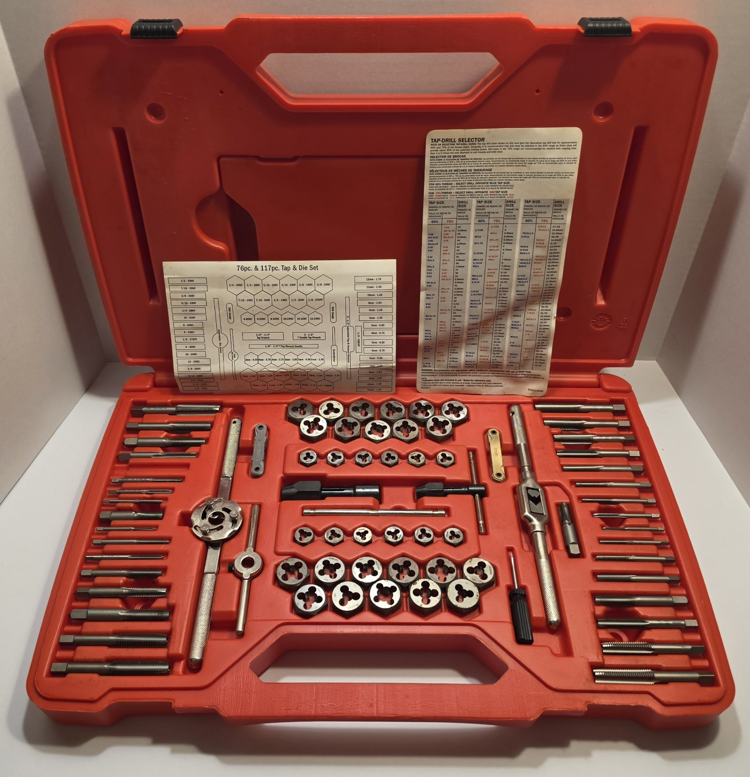Matco Tools  676TD 76 Piece Tap & Die Set Fractional & Metric Threading