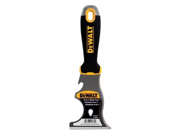 3 In. 9-In-1 Carbon Steel Painter'S Knife with Soft Grip Handle