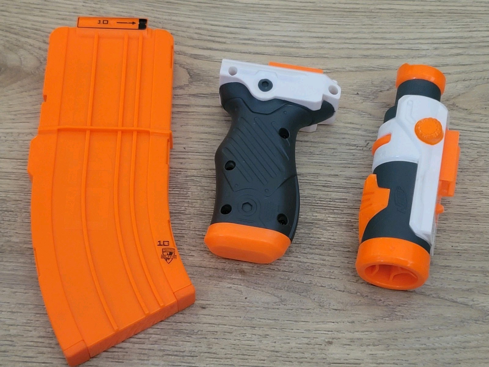NERF Modulus Grip Magazine & Scope  Add On Replacement Lot of 3