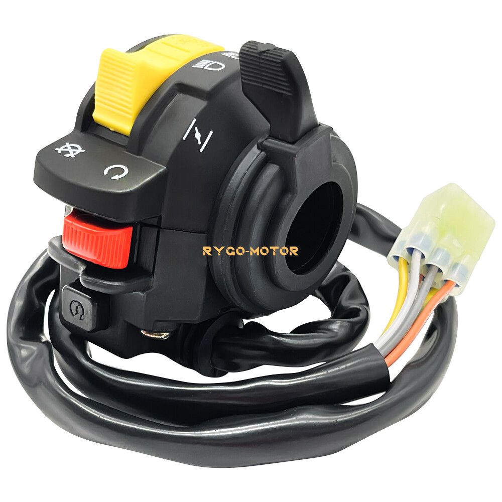 Left Handlebar Switch Start Stop Headlight for Suzuki Eiger 400 LT-A400 LT-F400