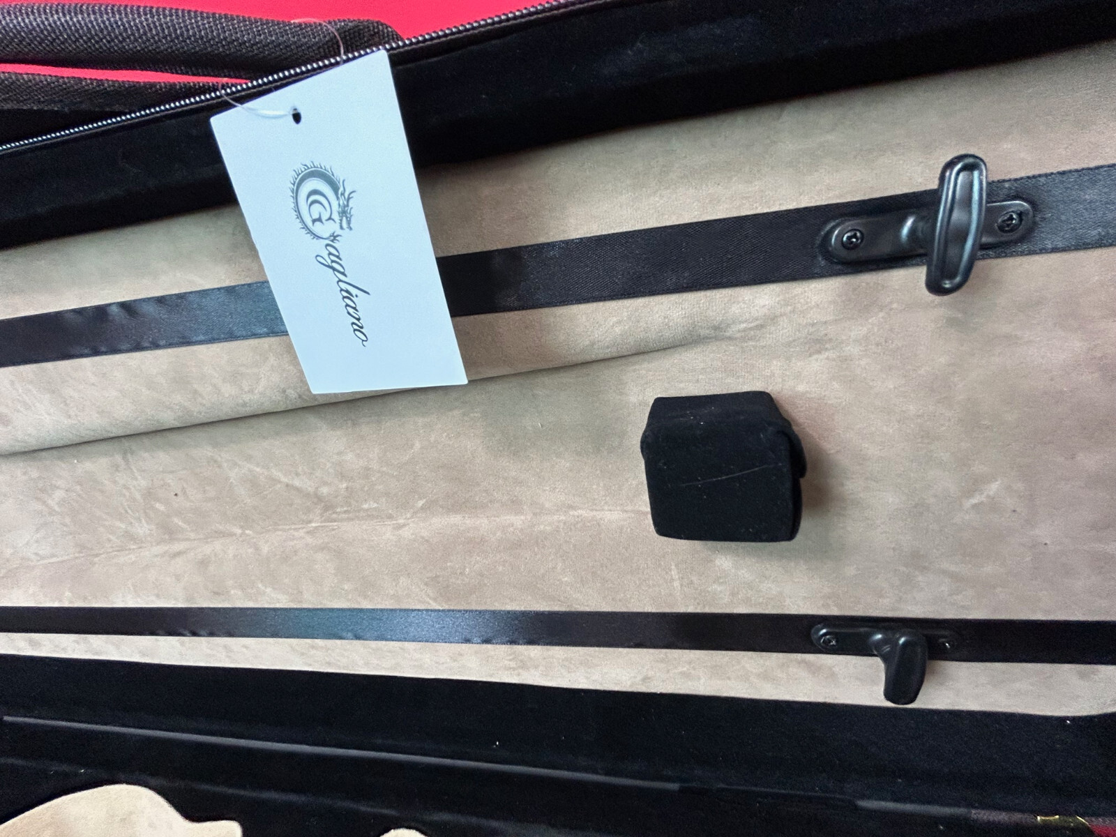 Gagliano Oblong Violin Case 4/4 Come with Rosin , Cloth , and More--Artisan Luxe