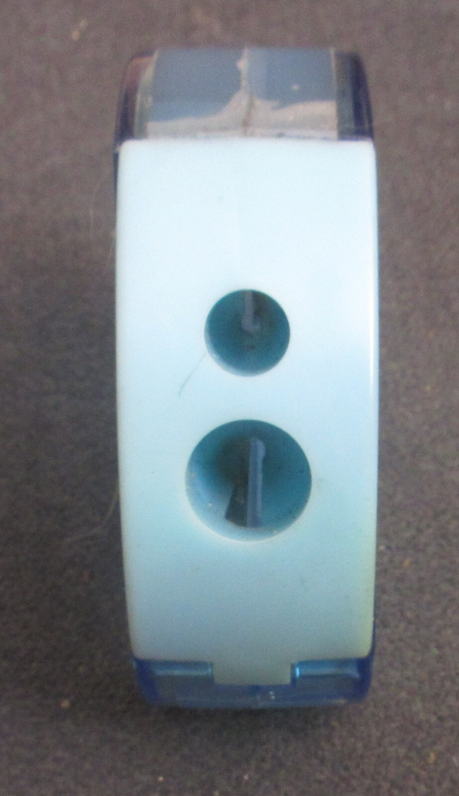 It's Academic Light Blue Two Hole Pencil Sharpener