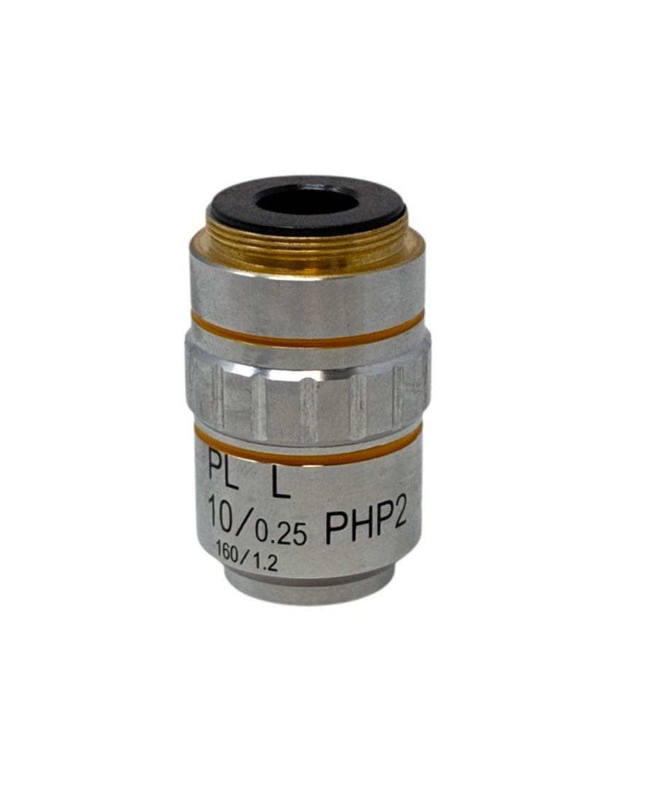 PL L 10x/0.25 PHP2 Microscope Objective Lens 160/1.2 Phase Contrast