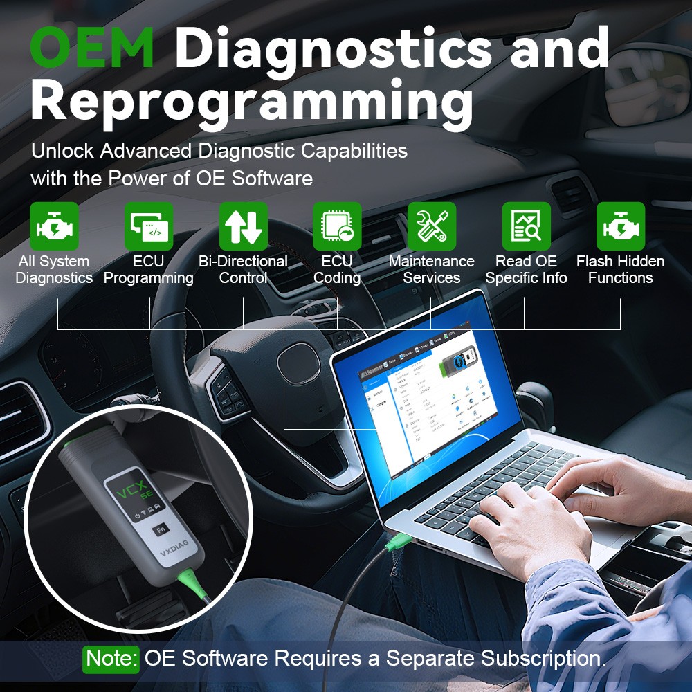 VXDIAG VCX SE Fit For Nissan Car Diagnostic Scanner J2534 Programming ECU Coding