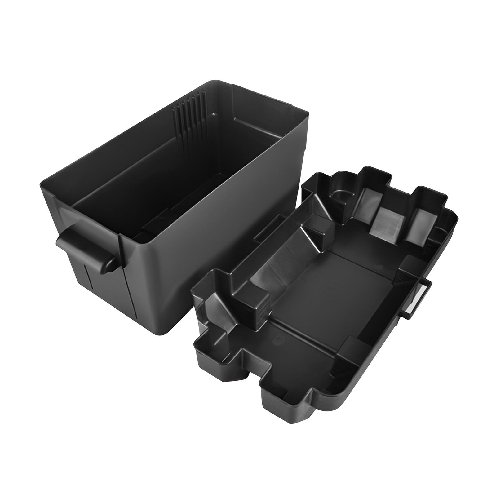 Large Battery Storage Box Car RV Portable Battery Case Universal Battery Box