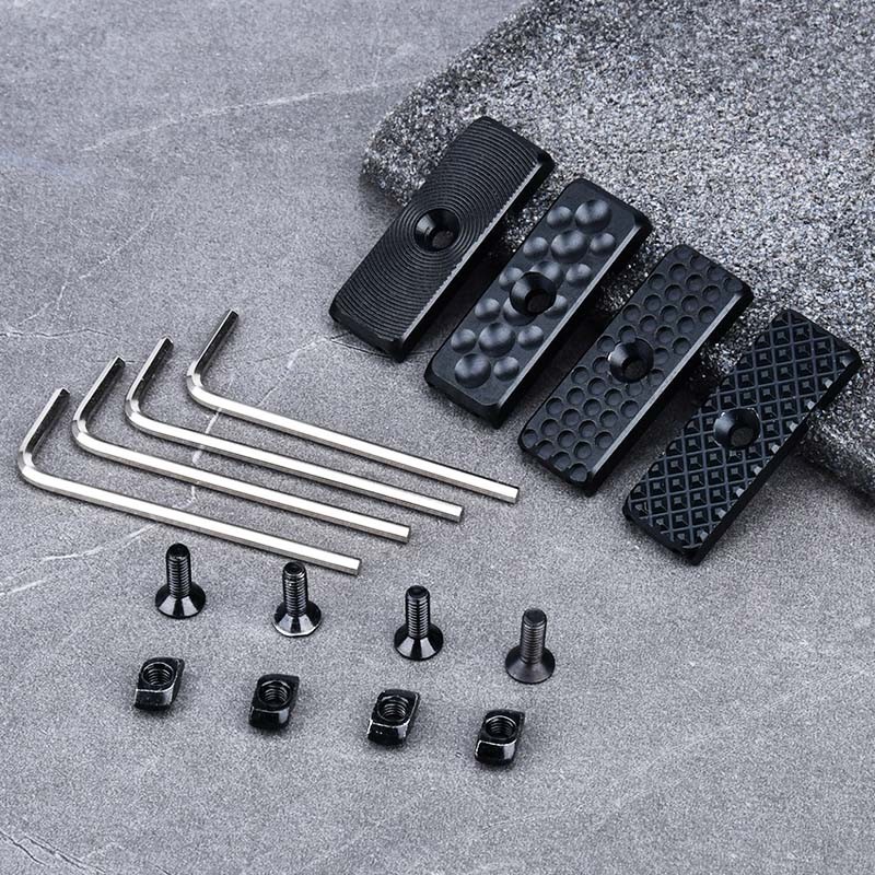 Tactical MLOK KEYMOD Rail Organizer Aluminum Alloy Wire Guide Holder