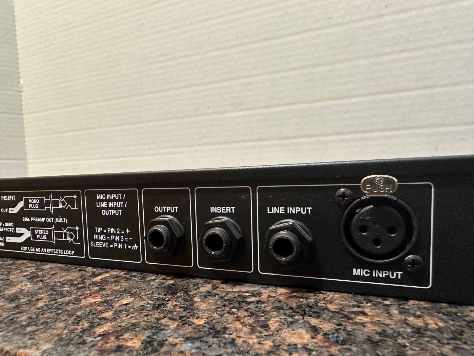DBX 286s Microphone Pre-Amp Processor Audio Enhancer Channel Strip