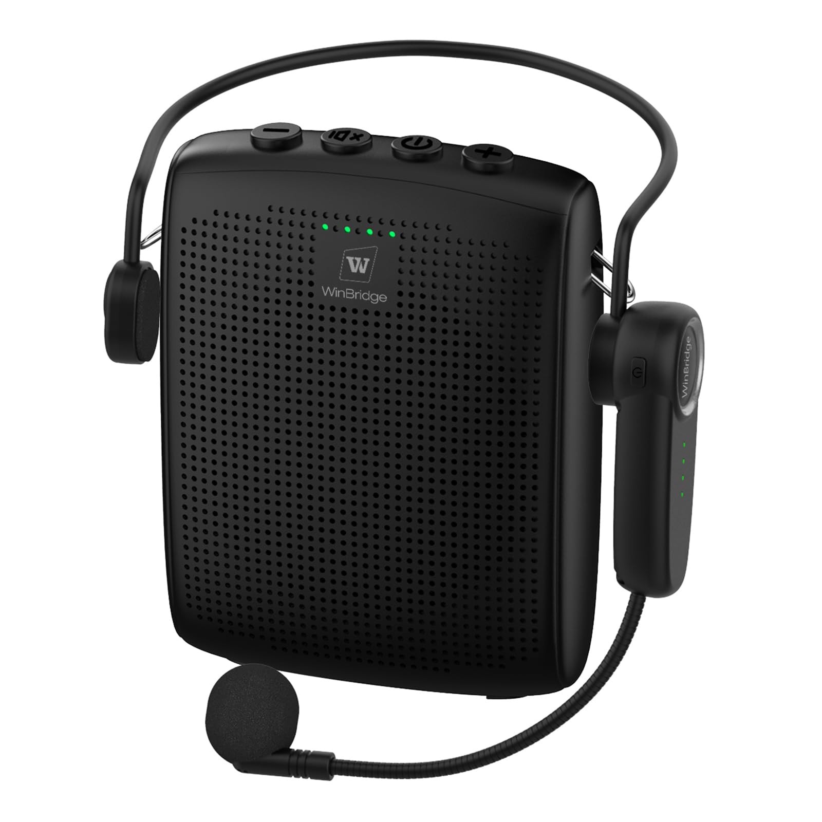 WinBridge Voice Amplifier with Bluetooth, Portable Speaker and Microphone Set...