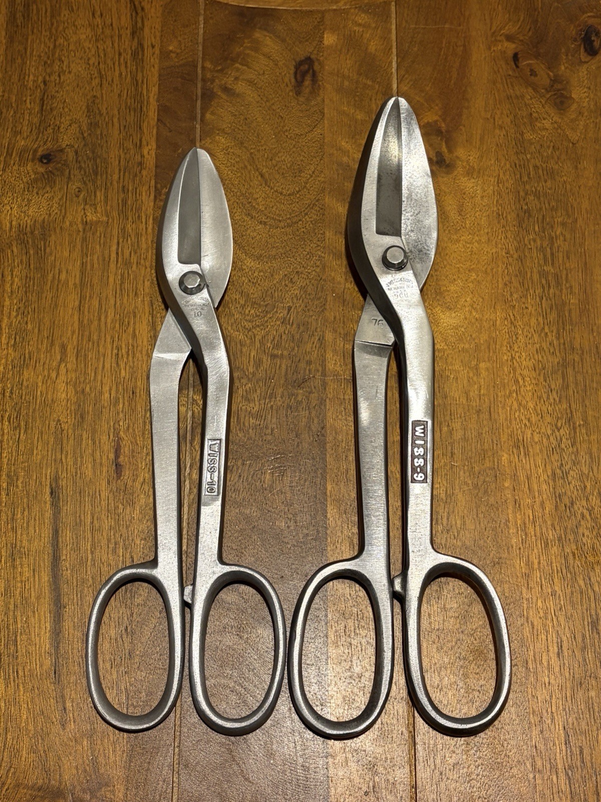 Vintage Wiss Special Inlaid Crucible Steel Metal Cutting Shears Snips Heavy Duty