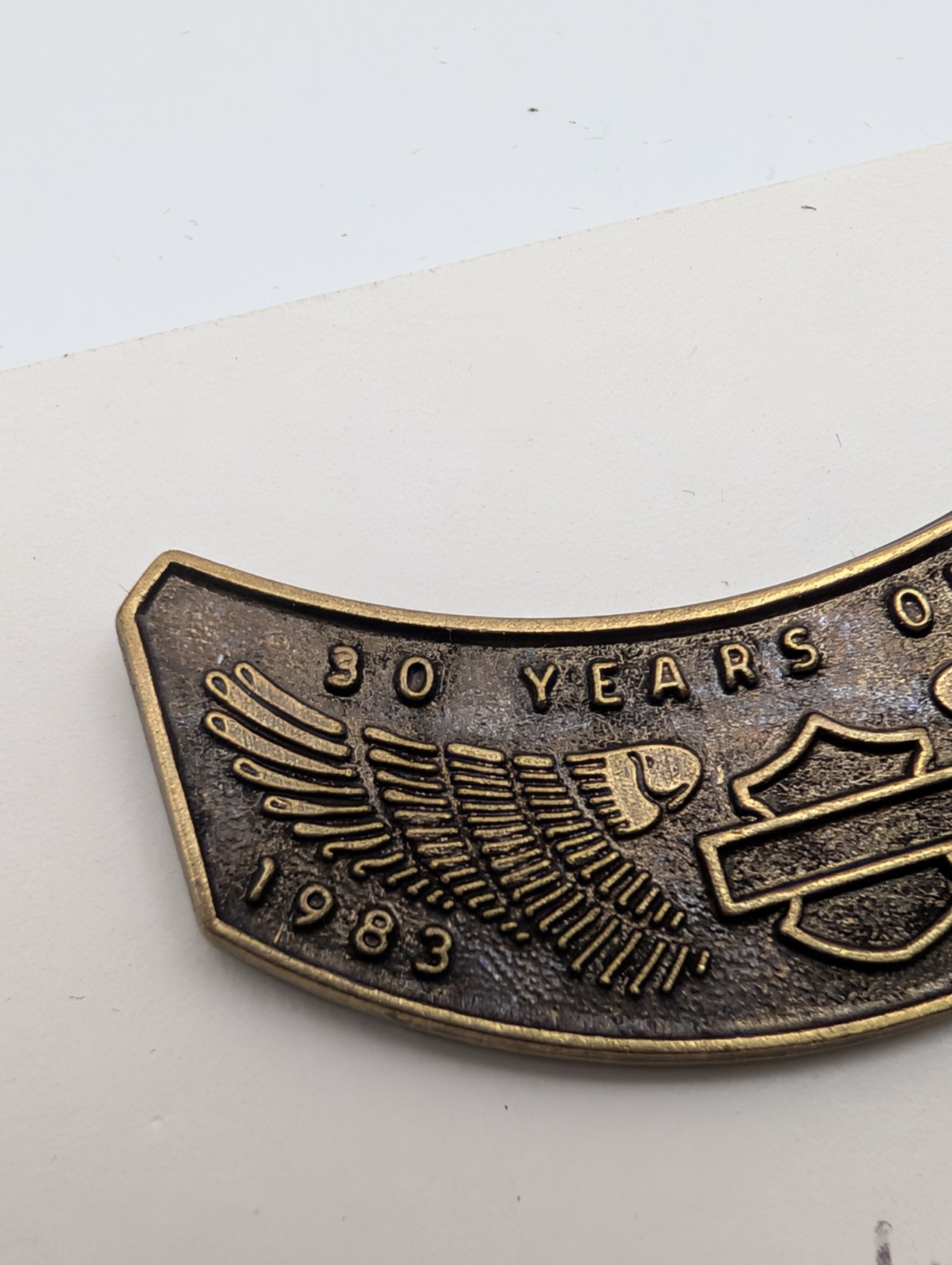 Harley Davidson HOG 30th Anniversary 1983-2013 Patch & Lapel Pin Set