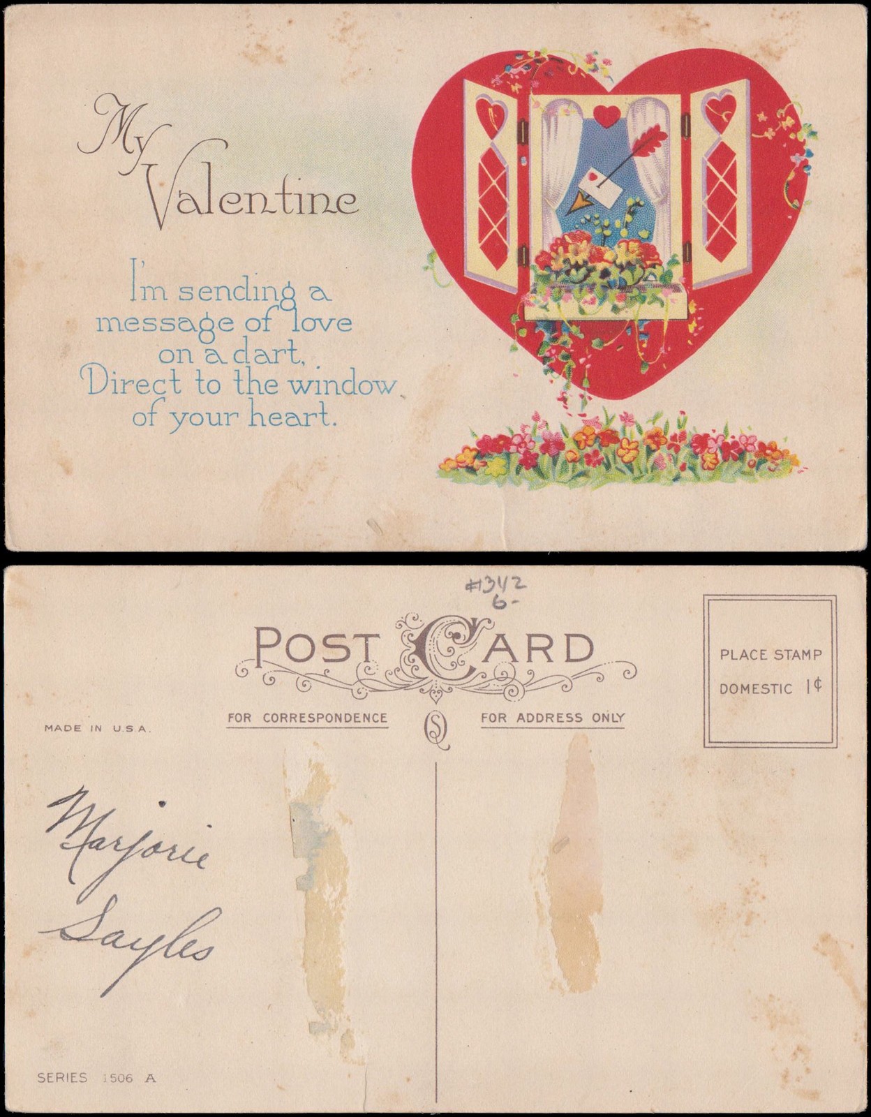 Valentine, unsent