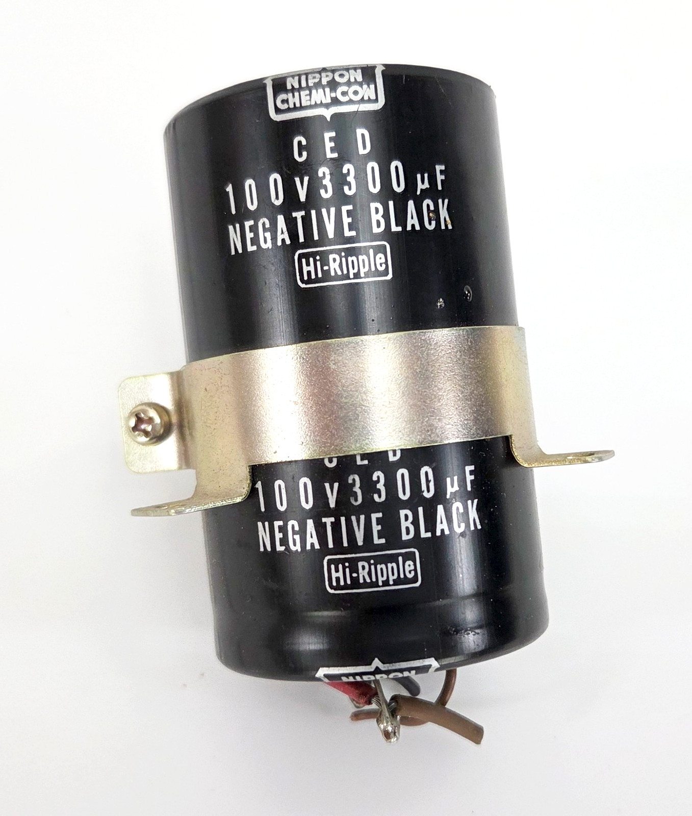 PIONEER SA-900 VINTAGE AMP PART NIPPON CHEM-CON 100V 3300UF HI-RIPPLE CAPACITOR