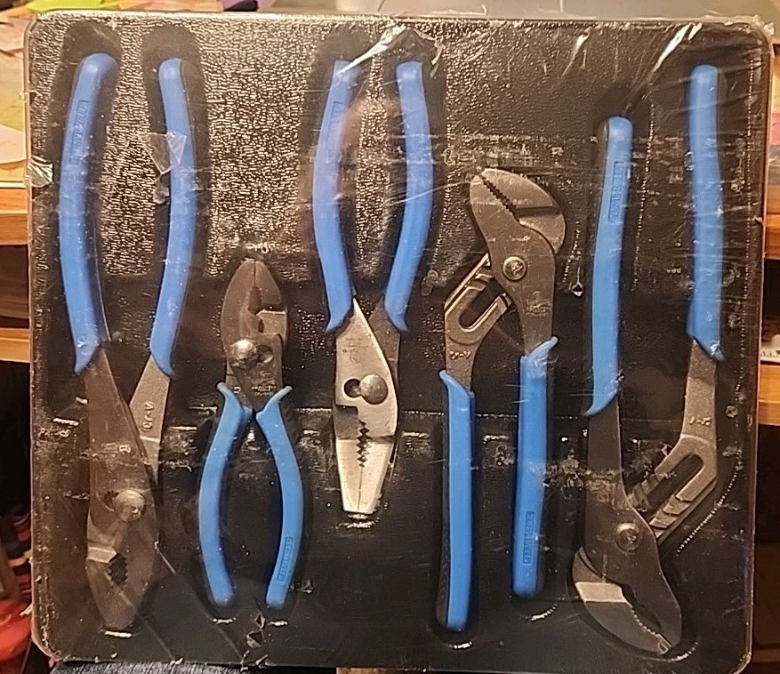 Cornwell Tools CPL313 5pc Slip Joint & Tongue & Groove Pliers Set