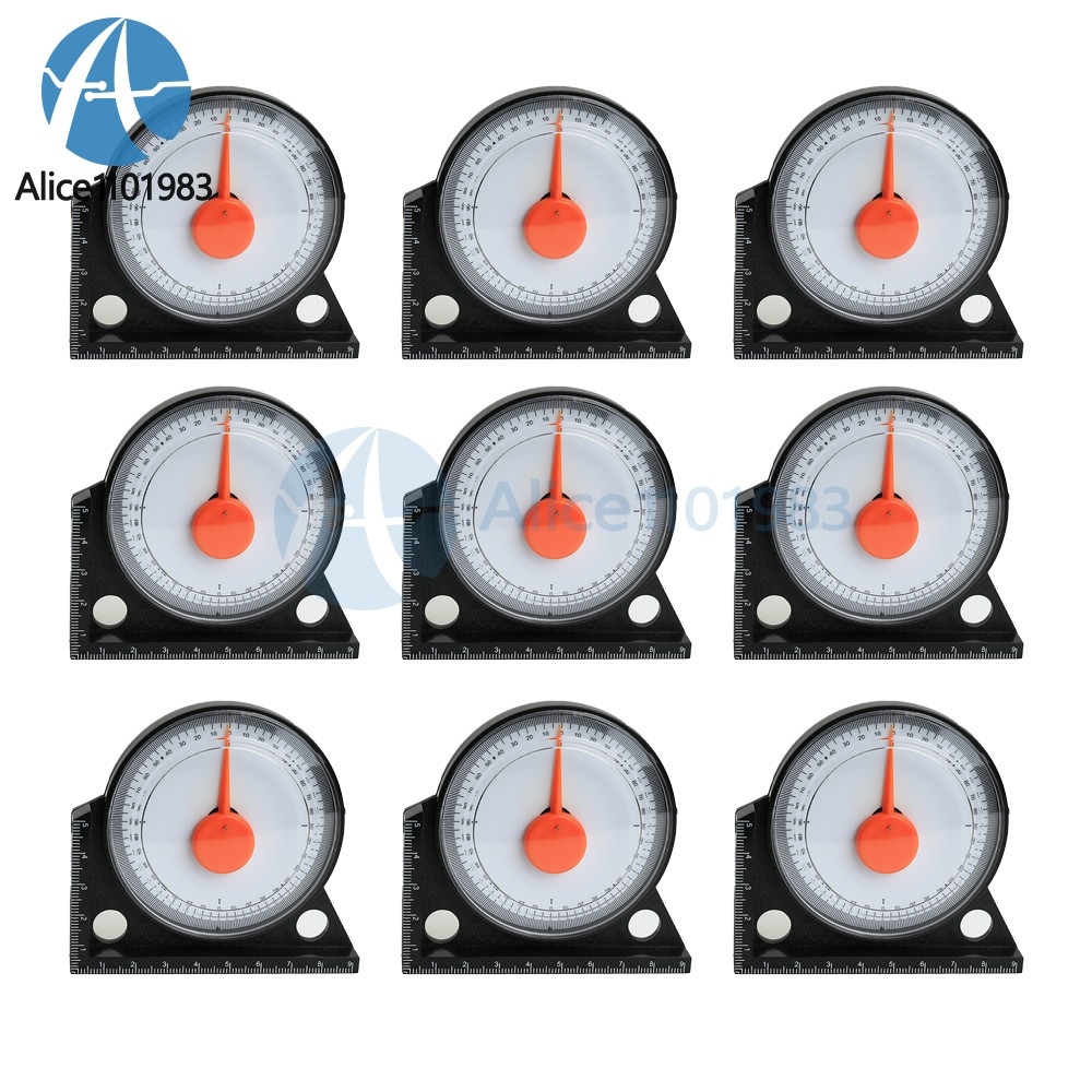 10x Measuring Inclinometer Level Box Gauge Angle Meter Finder Protractor W/Scale