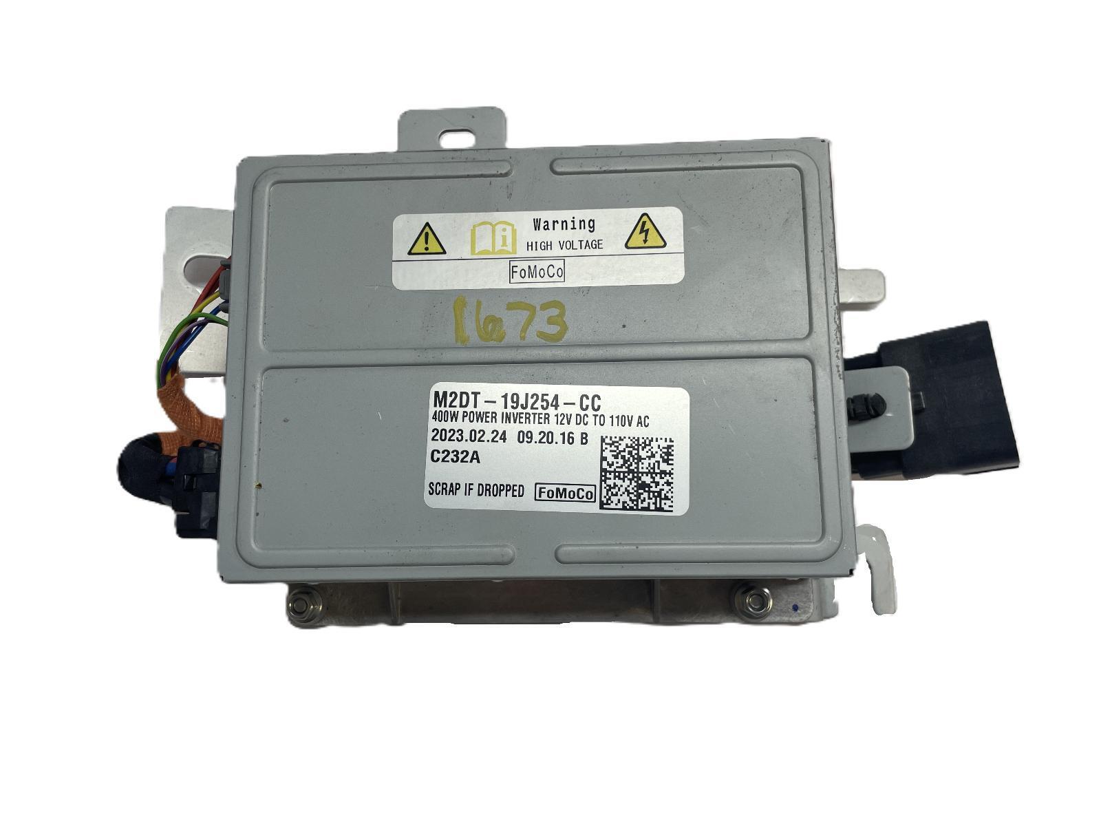 2023 FORD BRONCO PWER INVERTER CONVERTER M2DT-19J254-CC OEM NL3T-19G317-AC