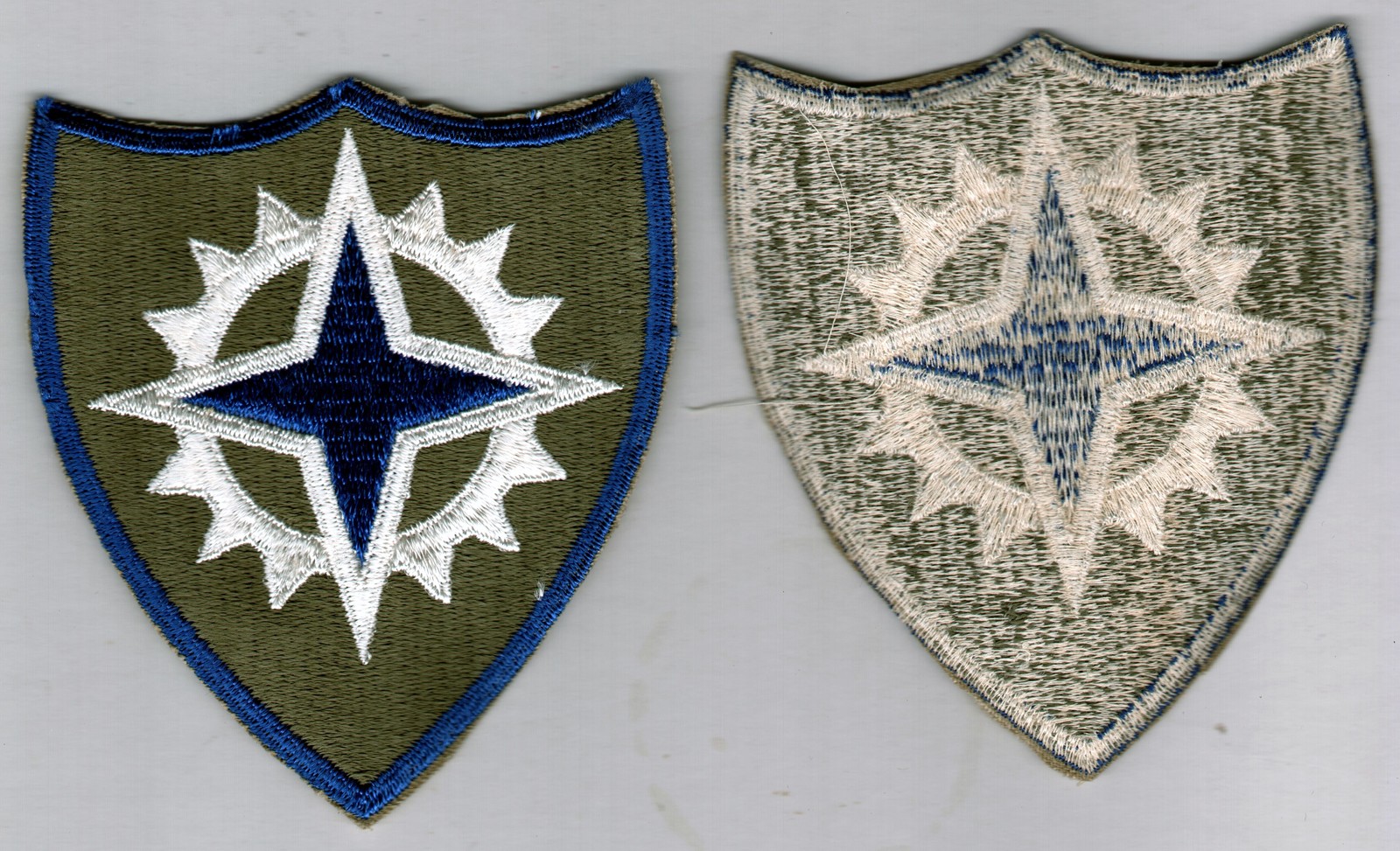 16th CORPS FULL COLOR ORIGINAL WW2 ERA PATCH