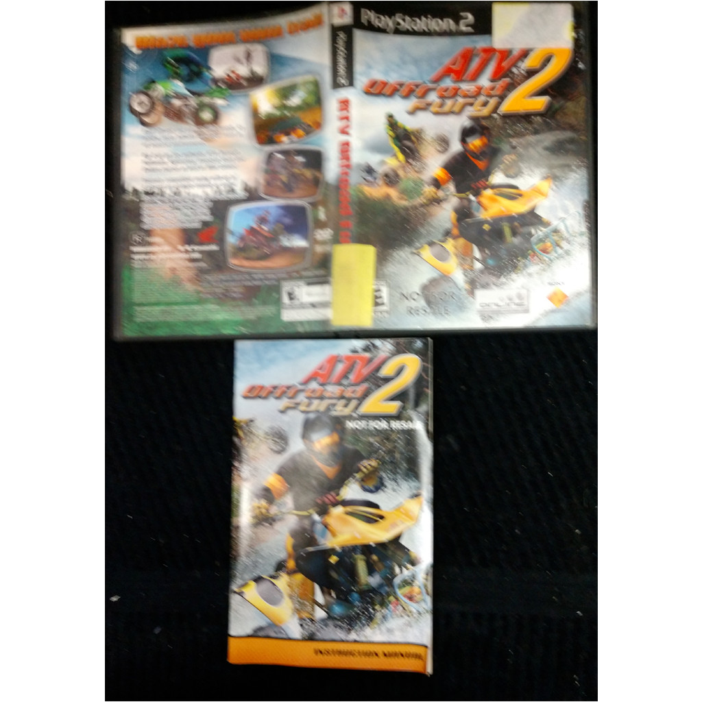 Atv-Offroad Fury 2  (PS2) Case W/Manual - NO Game