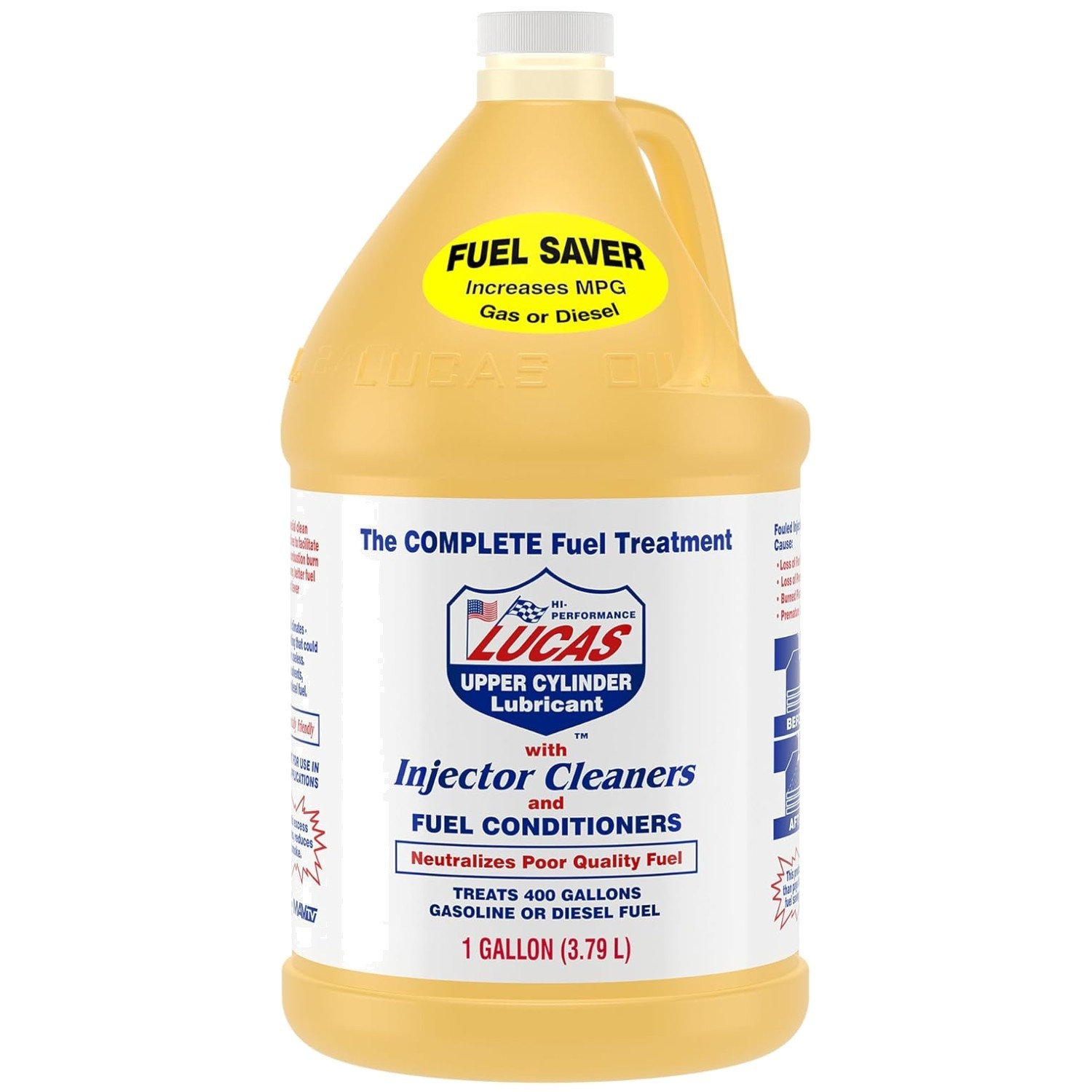 Improve Fuel Economy with 1 Gallon Lucas Oil Treatment - Safe for All Engines