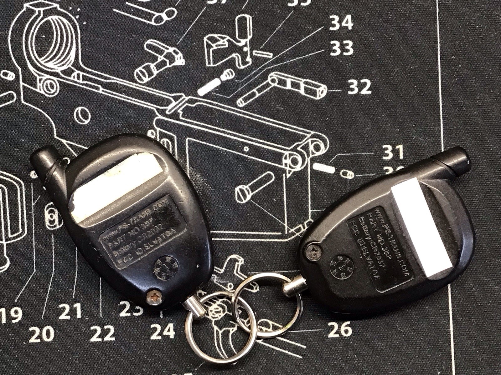 Prestige Audiovox 3BP Used Remote Start Keyless Entry Remotes