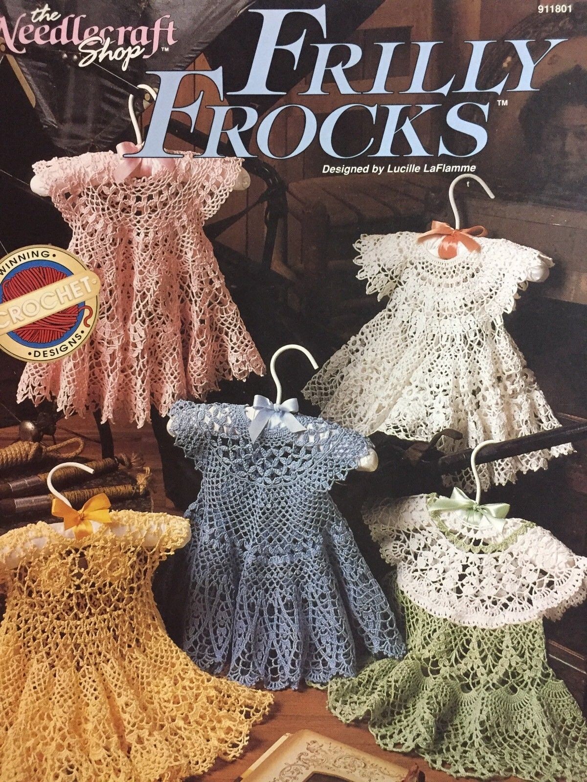 Frilly Frocks thread crochet patterns lacy dresses for baby girls 0-12 months