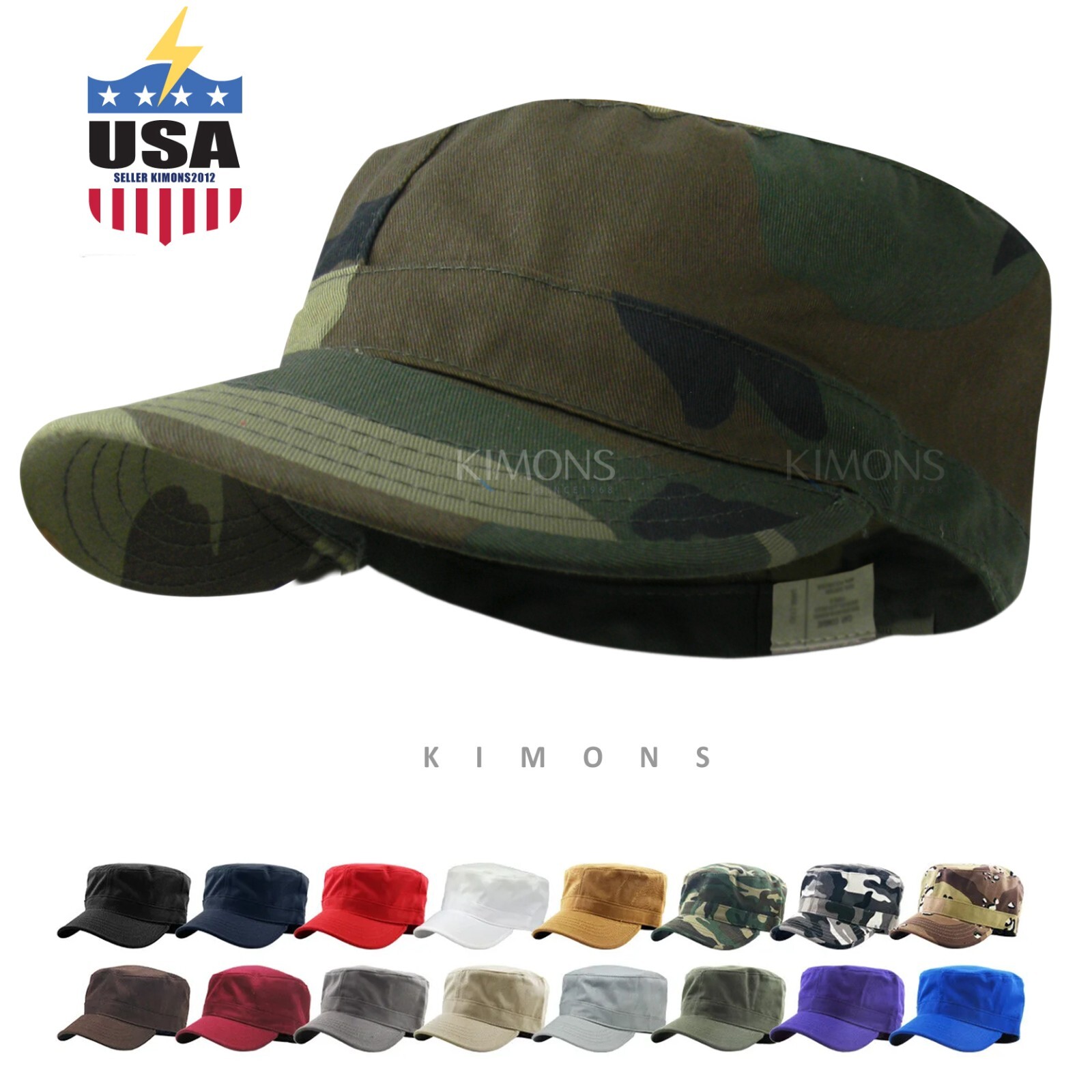BDU Fitted Army Cadet Military Cap Hat Patrol Castro Combat Hunting Fitted