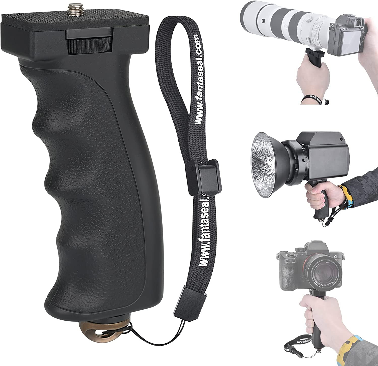 Universal Ergonomic DSLR Mirrorless Camera Camcorder Monocular Hand Grip Stabil