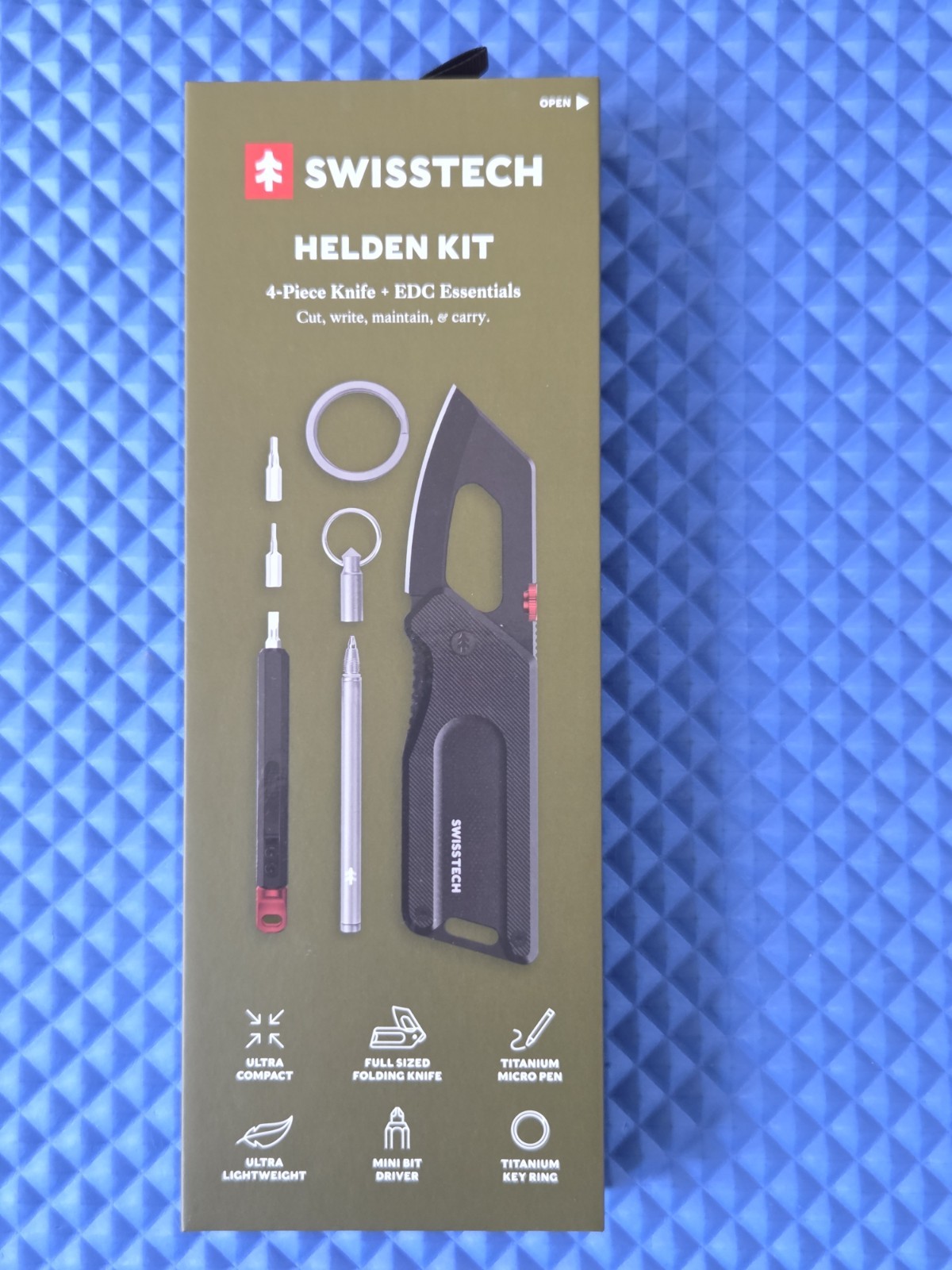 Swiss Tech 4-in-1 EDC Essential Multitools Knife Kit