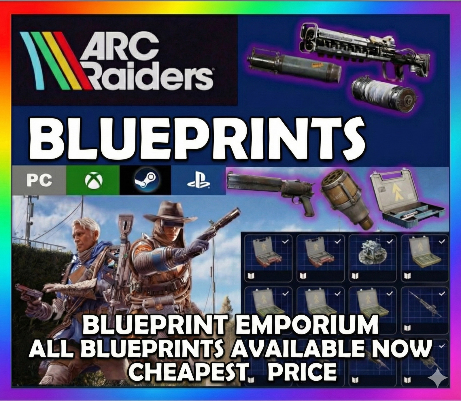 ARC RAIDERS BLUEPRINTS ⭐ WEEKEND SALE 🔥 MATS NOW AVAILABLE⚙️