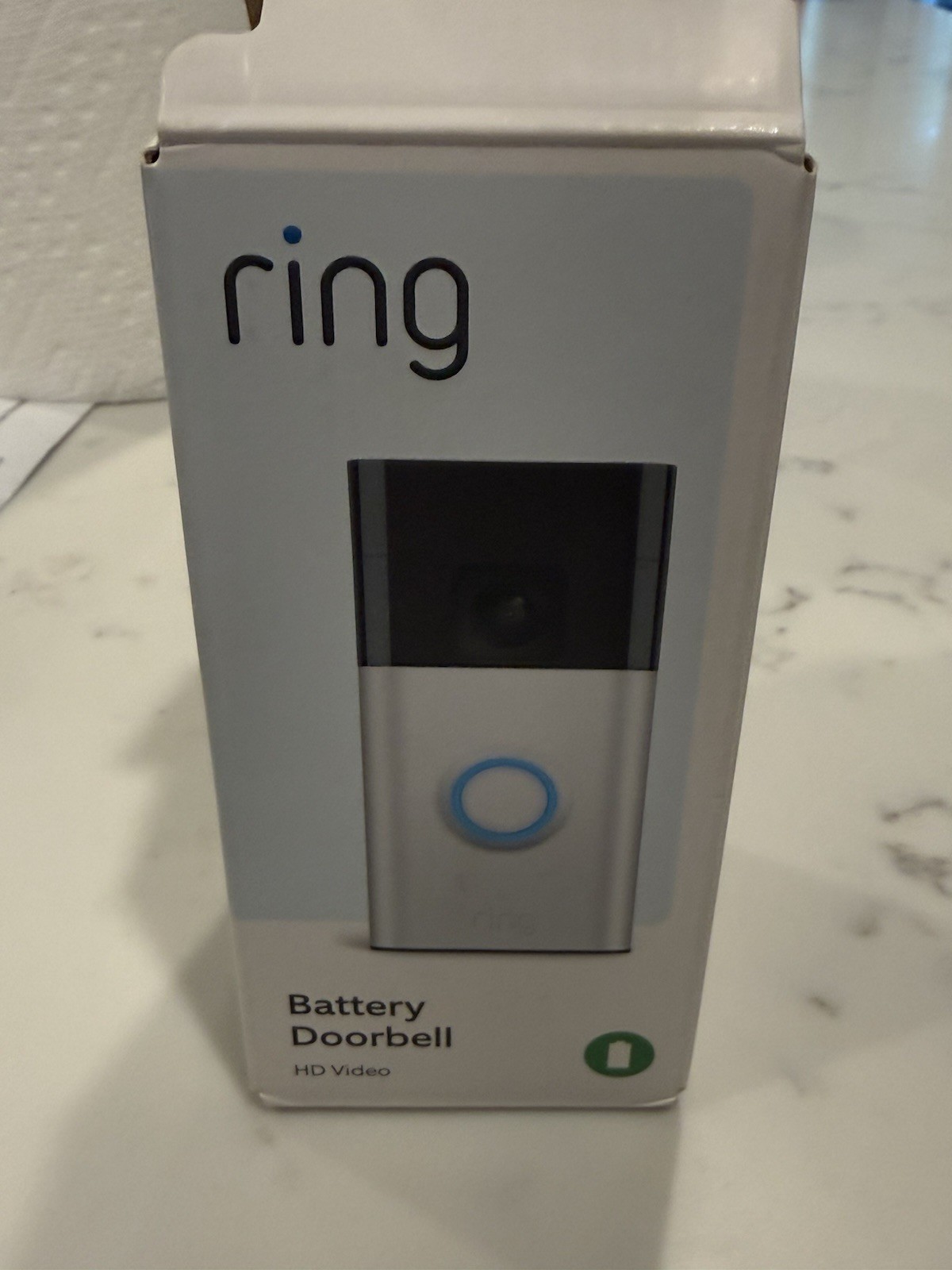 New sealed Ring Battery Doorbell 2024 Satin Nickel Smart Video Doorbell