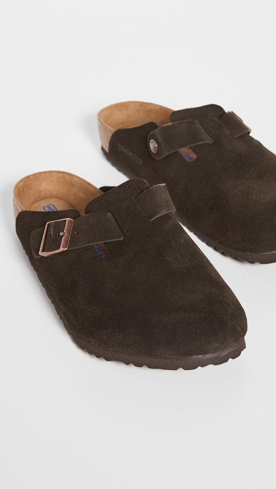 Sz 7-7.5 Women/5-5.5 Men Birkenstock Boston Clog,Mocha Suede,36 M EU