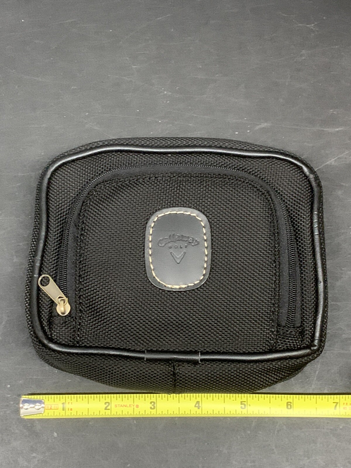 Callaway Golf Rangefinder Case Ball Tee Black Zipper