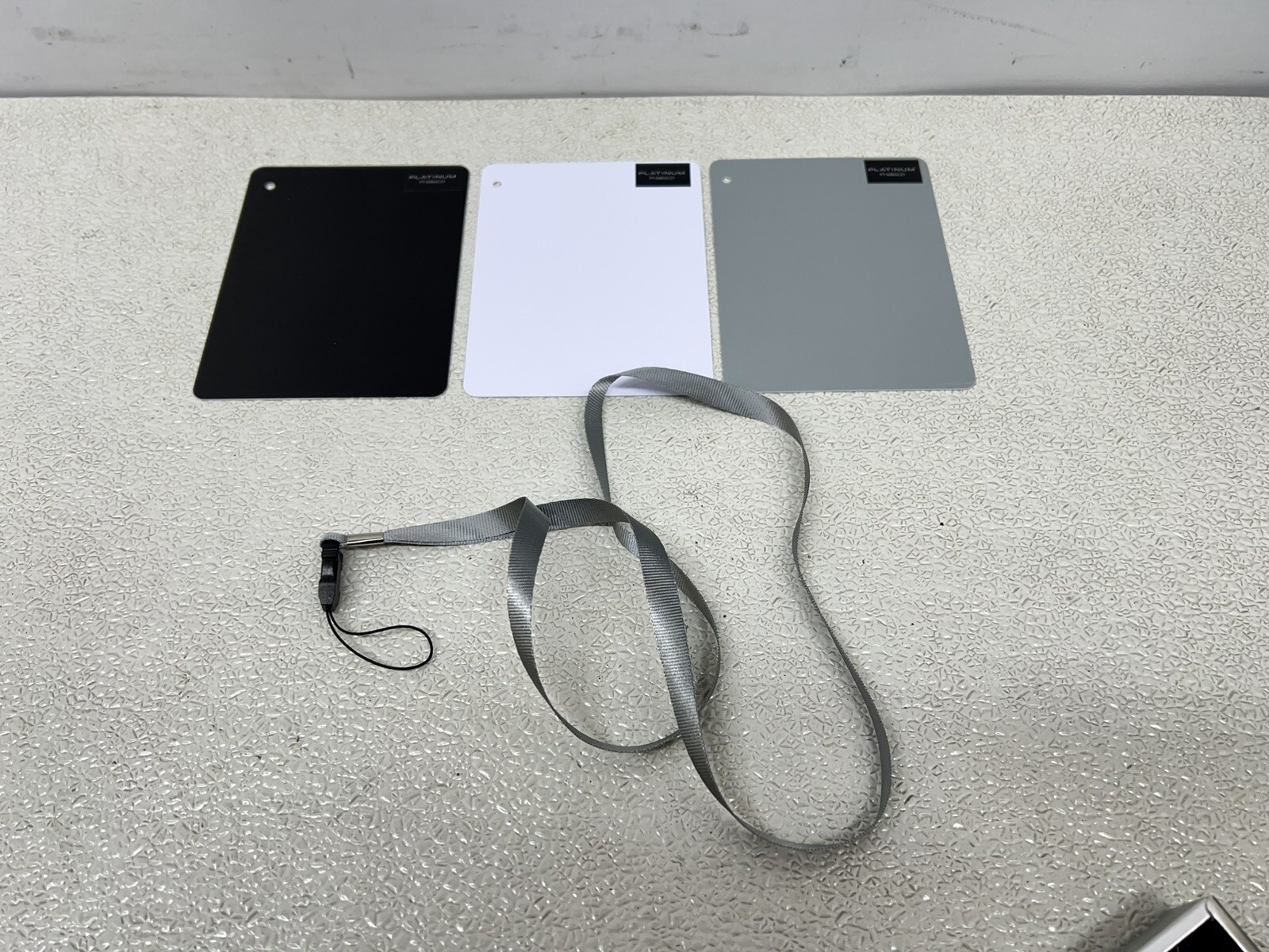 Platinum- White Balance Gray Card Set -