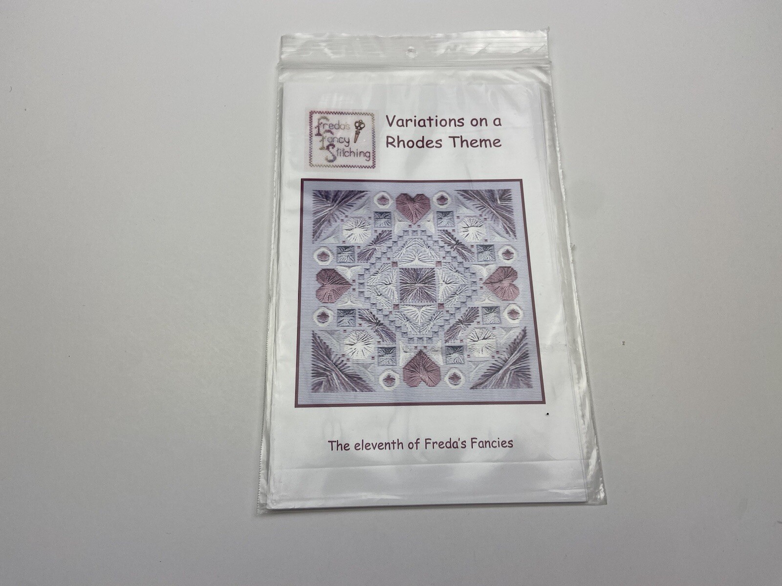 Freda’s Fancy Stitching Variations On A Rhodes Theme Needlepoint Pattern 7P