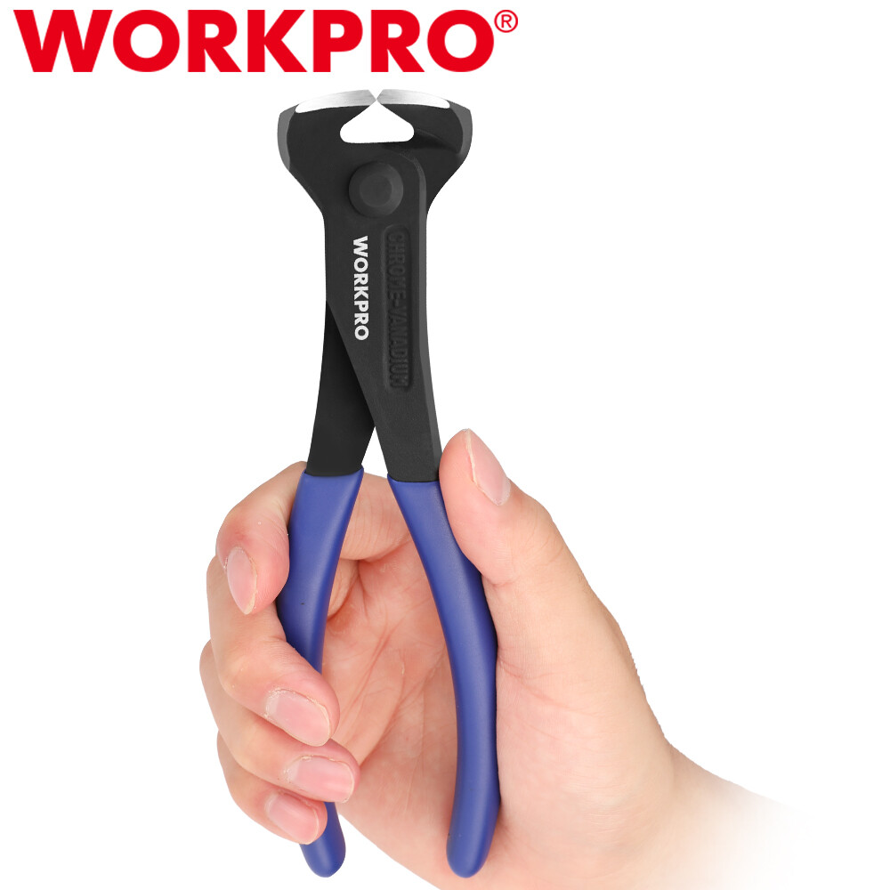 WORKPRO 7Inch Nail Puller End Cutting Pliers High Leverage End Cutting Nipper US