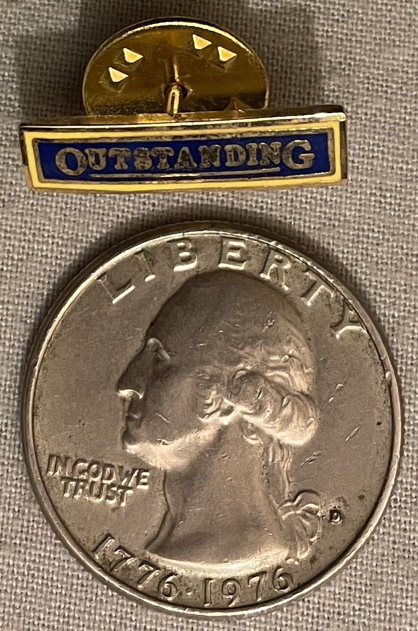 OUTSTANDING Pin, approx. ¾"x3/16"