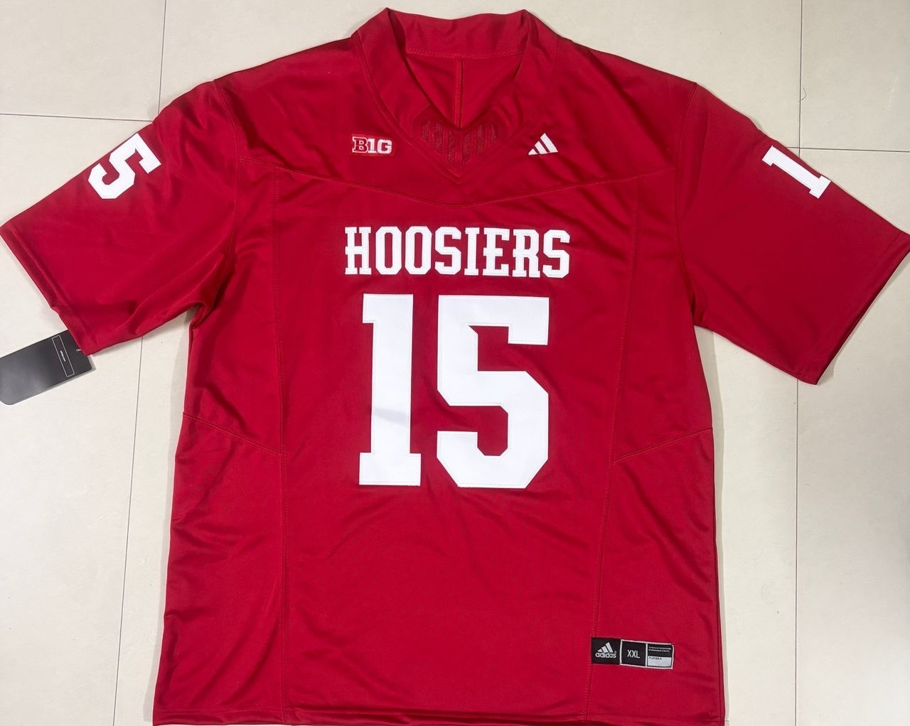 Indiana Hoosiers Fernando Mendoza Mens XL Red Football Stitched Jersey