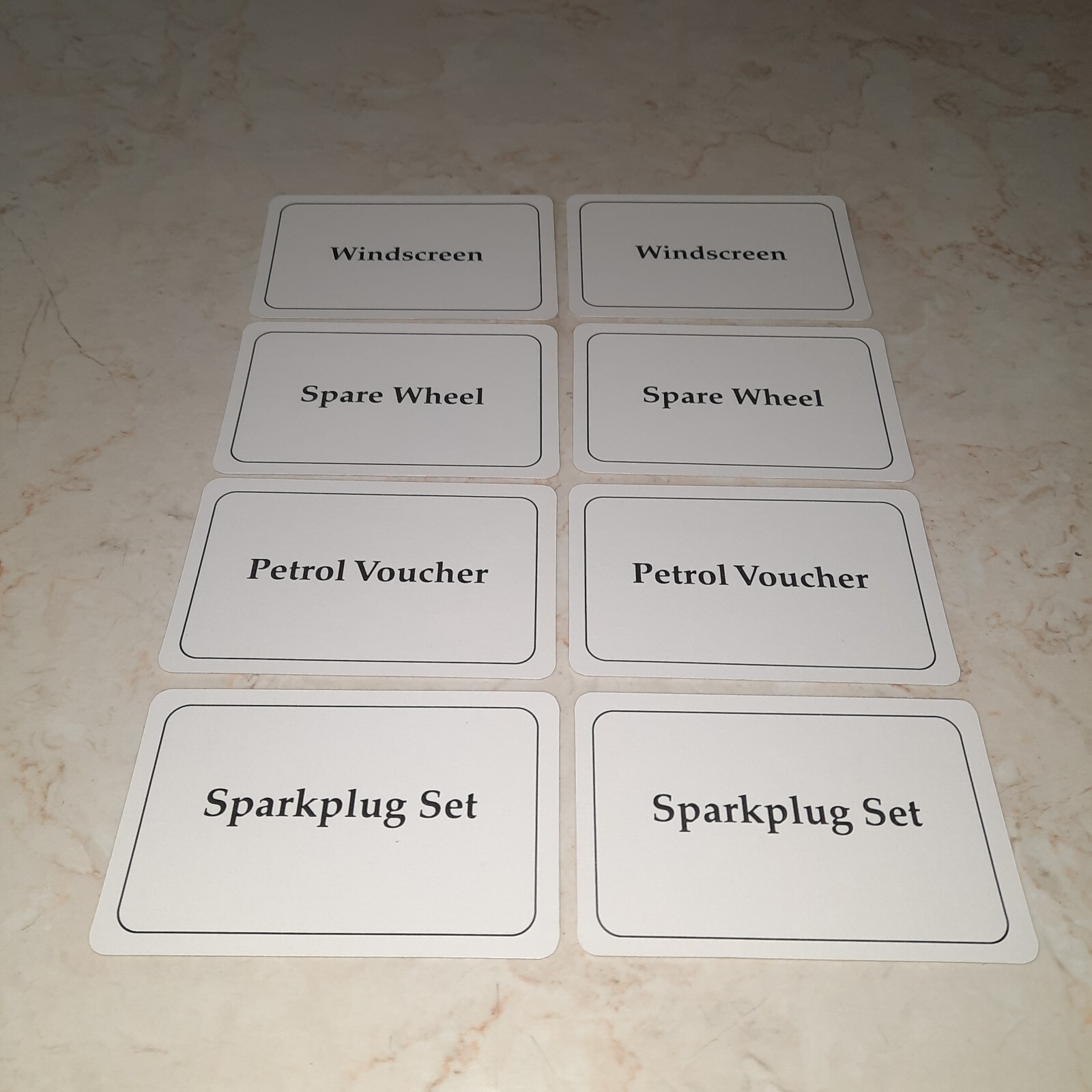Hedgehogs Revenge Vintage Game Replacement Piece Destination Cards
